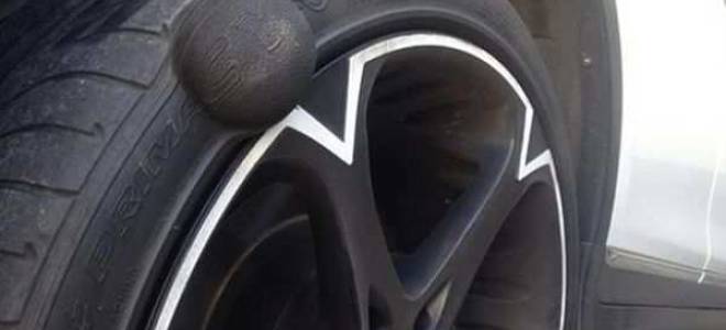 Вылезла грыжа на колесе что делать?