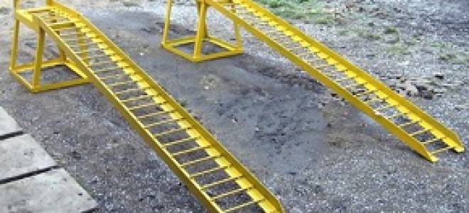 Как построить эстакаду для авто своими руками?